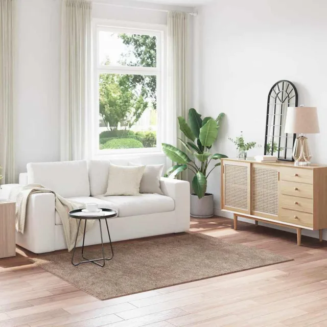 vidaXL Antislip Shaggy Tapijt Bruin 140 x 200 cm PP, foto 2