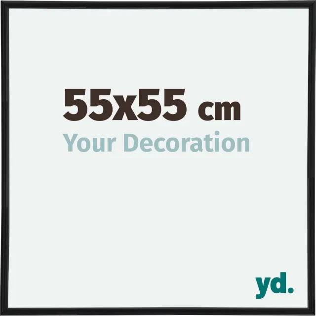 yd. Your Decoration - Fotolijst 55x55 cm - Kunststof - Zwart Mat - Annecy