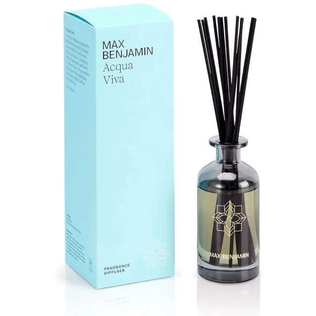 Max Benjamin geurstokjes - Acqua Viva - 150 ml blauw