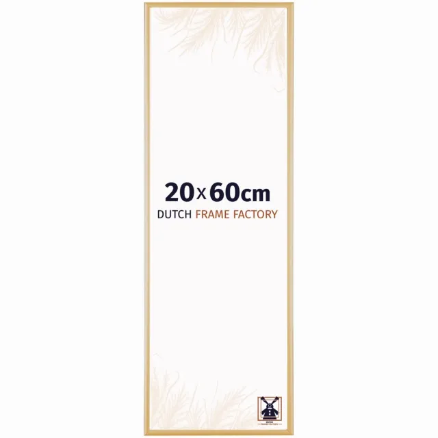 Dutch Frame Factory Fotolijst 20x60 cm - Aluminium - Goud Vintage - Kampen