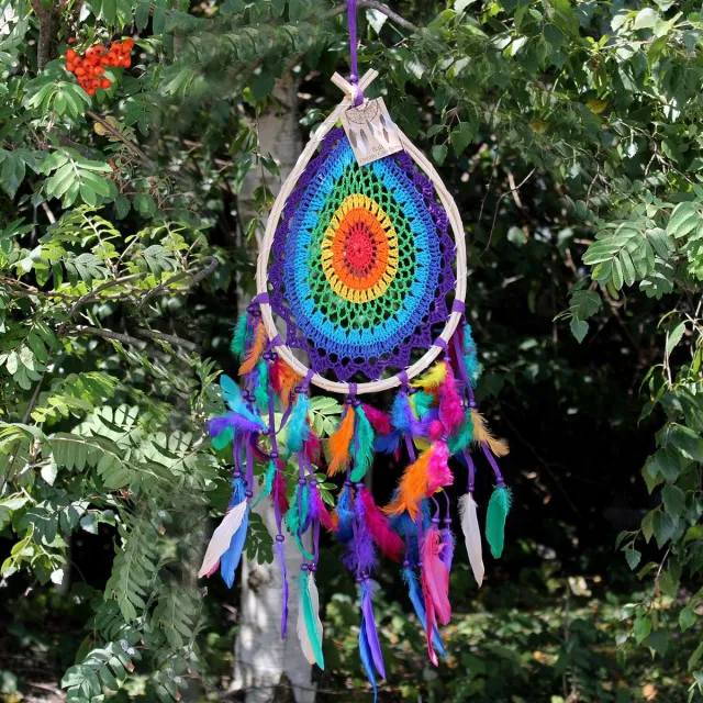 Ancient Wisdom Bali Dreamcatchers - Grote Multi Teardrop Druppel