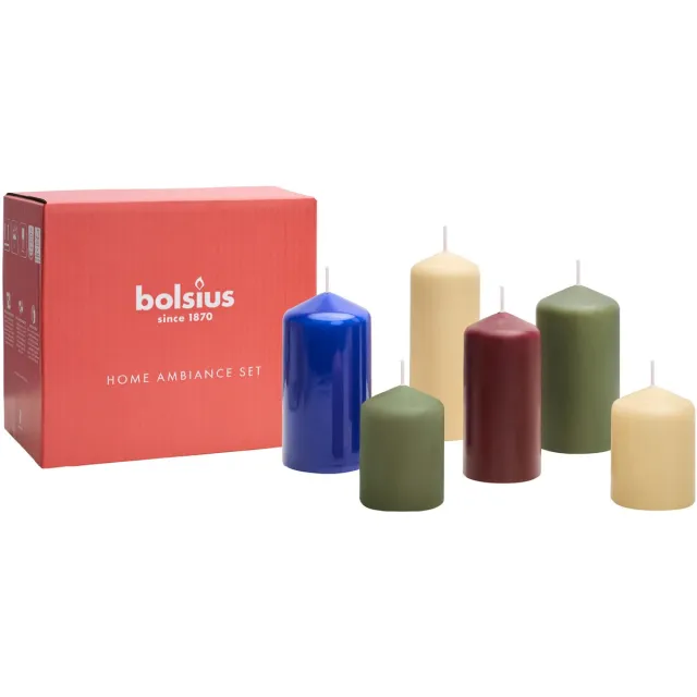 Bolsius Gladde Stompkaarsen set - Playful Class