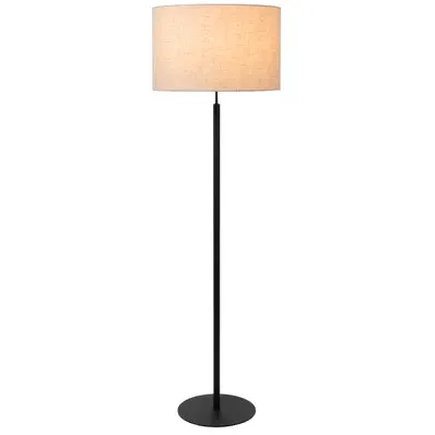 Lucide Vloerlamp Maya Beige ⌀45cm Beige, Zwart