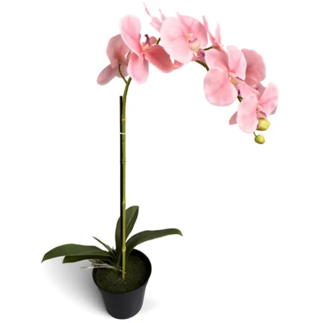 Oosterik Home Orchidee new pink in pot H 64 cm kunstplant Oosterik Home onbekend