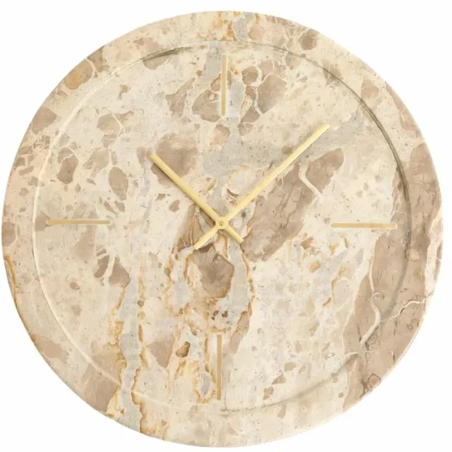 Light & Living Wandklok Sistelo - Taupe - Ø48x48cm - Wandklok Modern Grijs