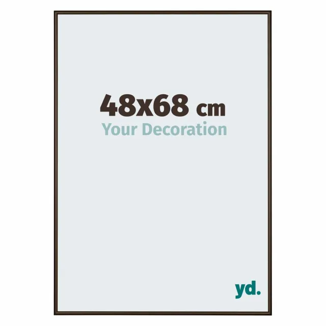 yd. Your Decoration - Fotolijst 48x68 cm - Aluminium - Walnoot Structuur - New York