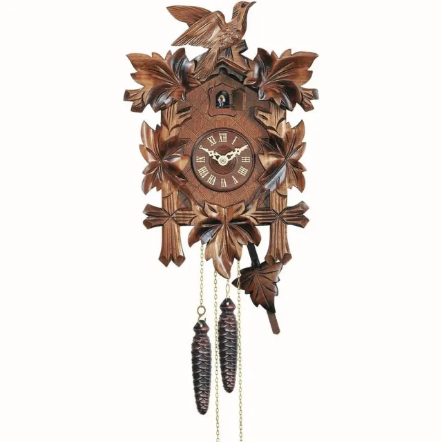 Engstler 532 - Koekoeksklok - 1-daags ketting uurwerk bruin