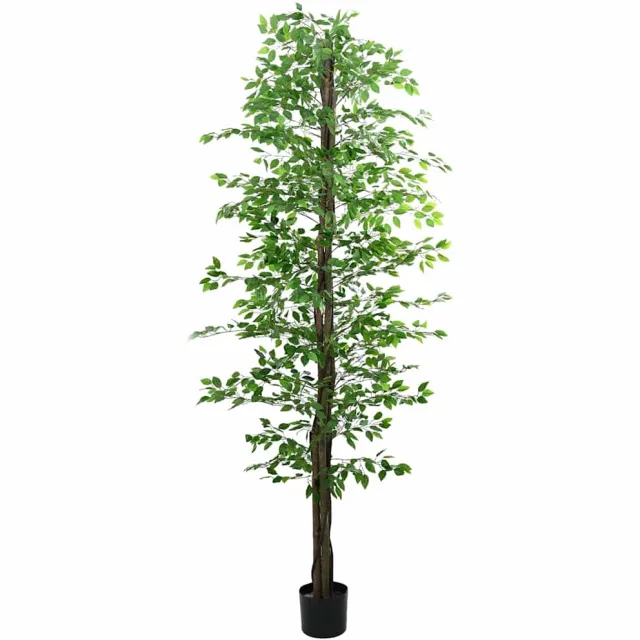 vidaXL Kunst Ficus Plant 2016 Bladeren 300 cm groen