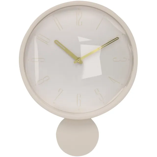 homebound by ky Wandklok Circa off-white 30cm met pendulum