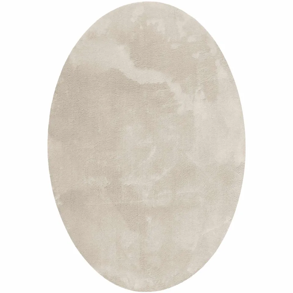 vidaXL Tapijt HUARTE Beige 140 x 200 cm 100% Polyester