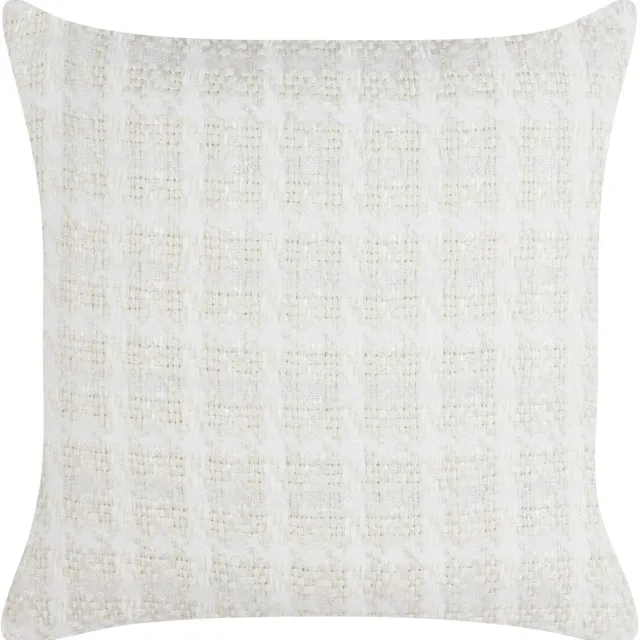 Beliani DOURIS - Sierkussen - Lichtbeige - 45 x 45 cm - Polyester