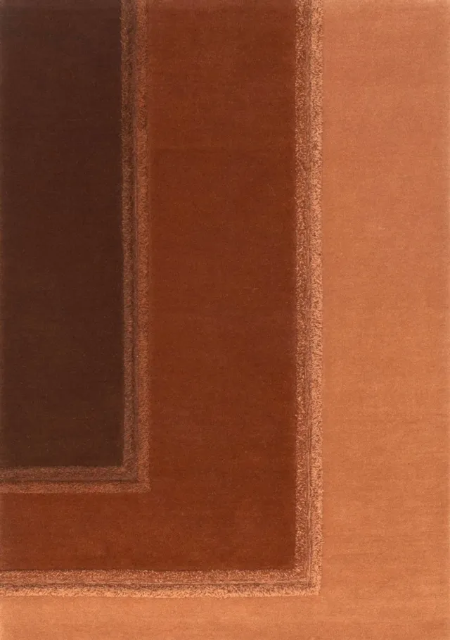 Acsento Delos Rust Vloerkleed - 200 x 290 cm - Oranje,Bruin - Rechthoekig - Wol - Woonkamer, Eetkamer, Slaapkamer - Geometrisch - Modern, Boho