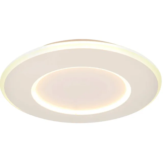 Lucide AXELLE - Plafonnière - Ø39,6 cm - LED Dimb. - 1x24W 2700K - 3 StepDim - Wit