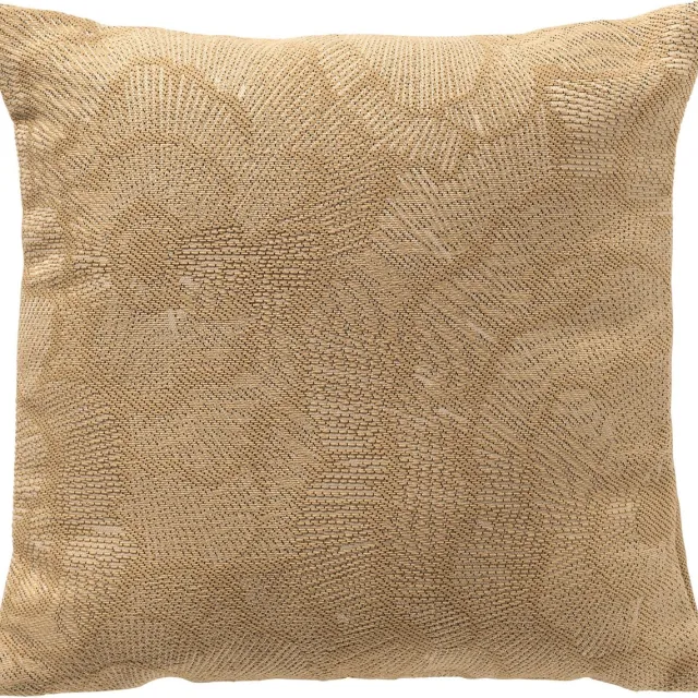 Dutch Decor DAISY - buitenkussen 45x45 cm - waterafstotend en uv-bestendig - Irish Cream - beige