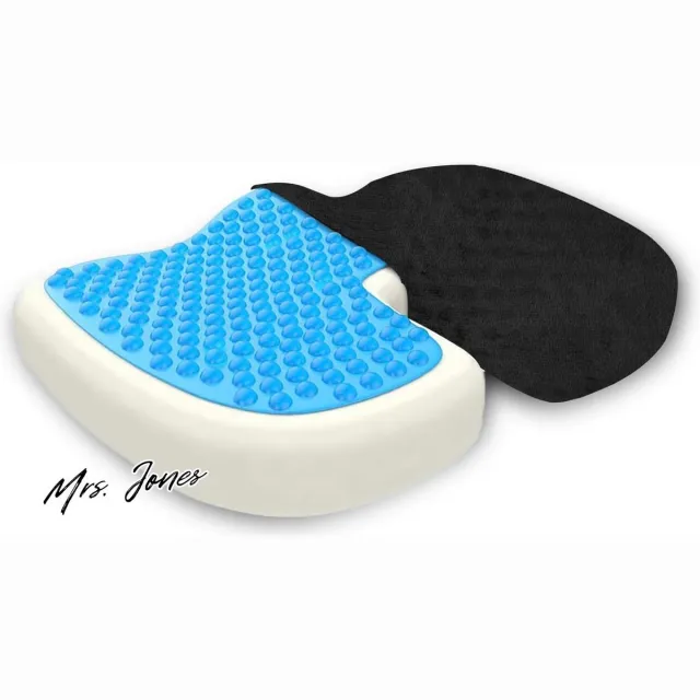 Mrs. Jones Ergonomisch orthopedisch traagschuim zitkussen voor stuitbeen ter verlichting van rugpijn auto bureaustoel. .