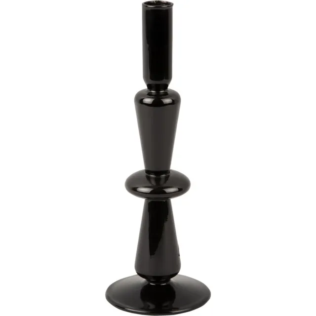 Present Time Kandelaar Sparkle Tall - Zwart - Ø9cm - Scandinavisch,Modern