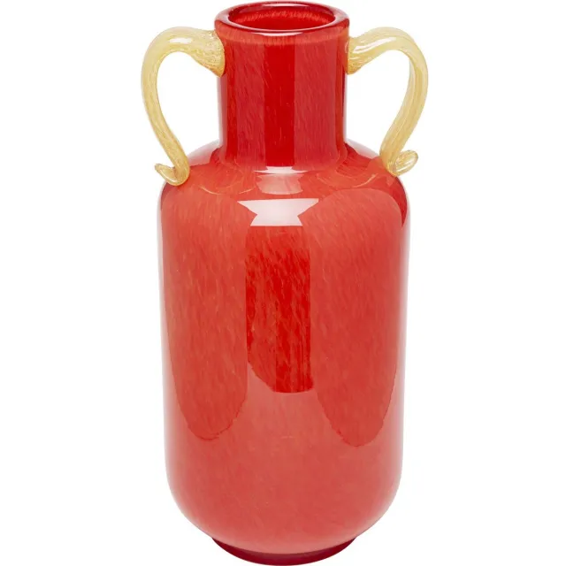 Kare Design Vaas Salut 36cm rood met handgrepen Kare Design