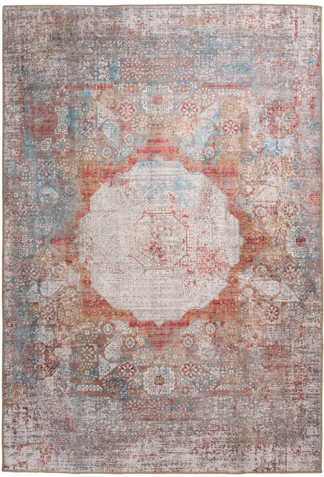 Padiro design laagpolig vloerkleed 230 x 330 cm - bordeaux - modern abstract ontwerp - voor vloerverwarming - van polyester en katoen rood