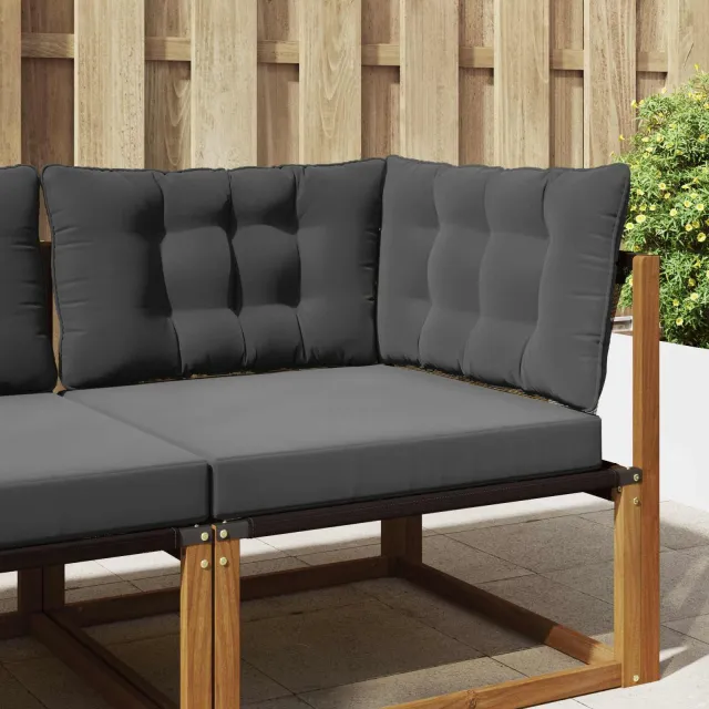 vidaXL Buiten bankkussen Stof Antraciet 68,5 x 68,5 cm Anthraciet
