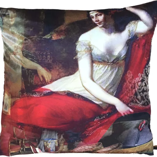 MA-Feeling Sierkussen Josephine (Multi, 70x70 cm) - Fluweel - Uniek cadeau - Handgemaakt - Duurzaam