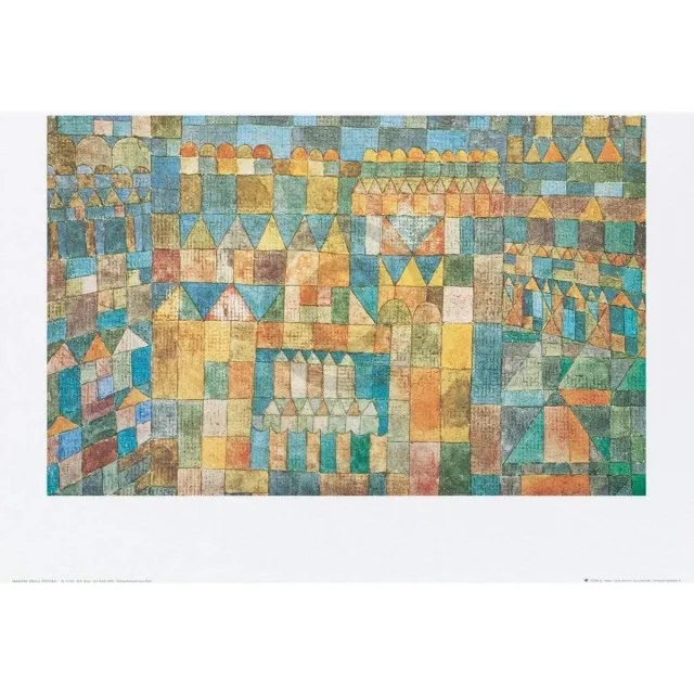PGM Kunstdruk Paul Klee - Tempelviertel von Pert, 1928 50x40cm Divers