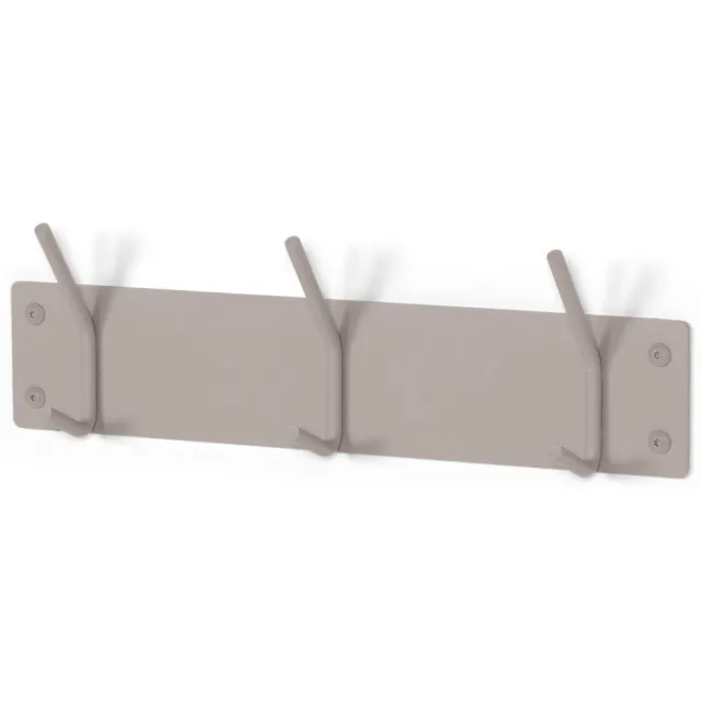 Spinder Design Kapstok Duncan Taupe 3-haaks