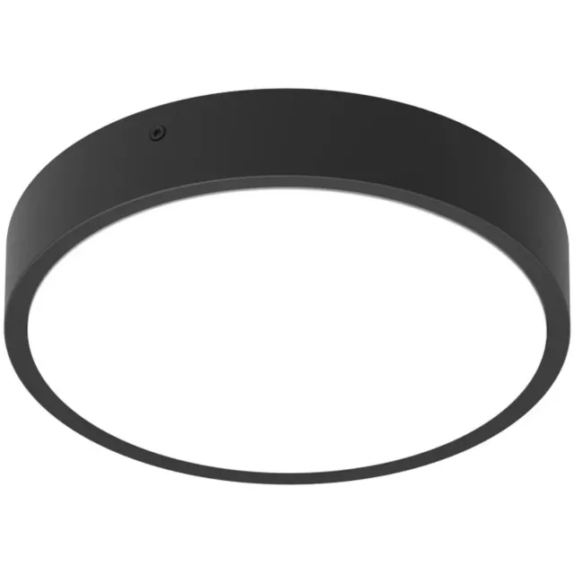 LEDVANCE LED Bulkhead Surface 300 Zwart - Multilumen 17W-10W | 2270lm-1400lm | 3000K-4000K | IK10 | IP65