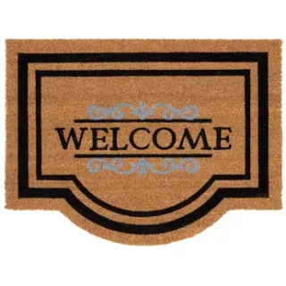 Hamat Kokosmat E-coco Classic Welcome Natural 60 X 80 Cm Bruin