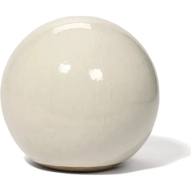 Kirschke decoratieve bol – crème, geglazuurd aardewerk, Ø 20 cm