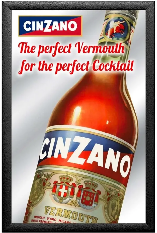 Cinzano Spiegel Cinzano Perfect Vermouth Blauw