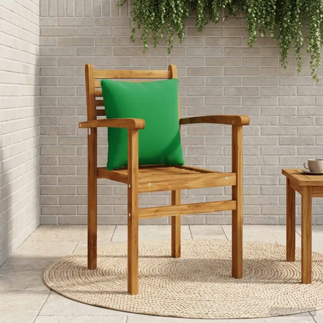 vidaXL Rugkussen PUTTEN 100% Polyester Groen 40 x 40 x 15 cm