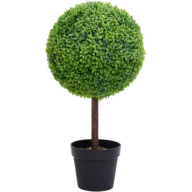 vidaXL Kunstplant met pot buxus bolvorming 71 cm groen