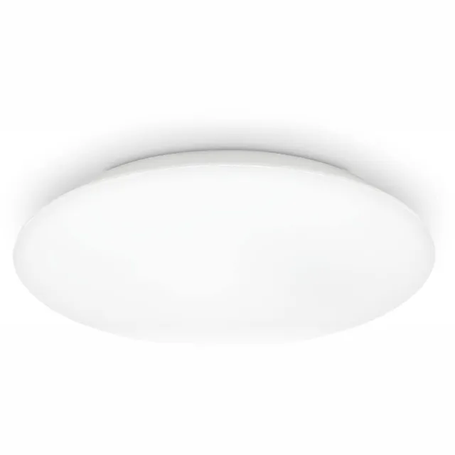 KWAZAR LUMINAIRE LED-plafondlamp plat - ronde plafondlamp - wit, 230V, IP44, 4000K modern, voor badkamer, gang, slaapkamer, balkon, woonkamer, keuken, kelder - MARY 45W