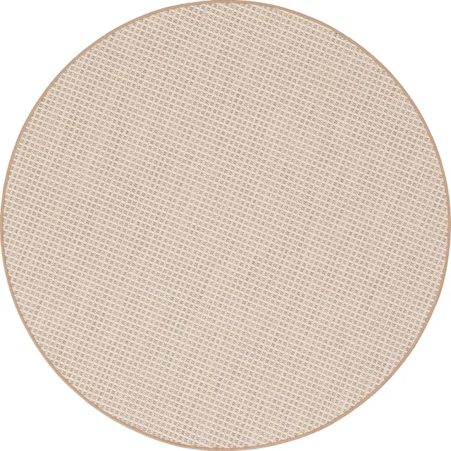 Snapstyle Binnen- en buitentapijt vloerkleed Oslo trend rond Beige