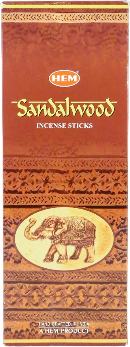 HEM Wierook - Sandalwood - Slof (6 pakjes/120 stokjes)
