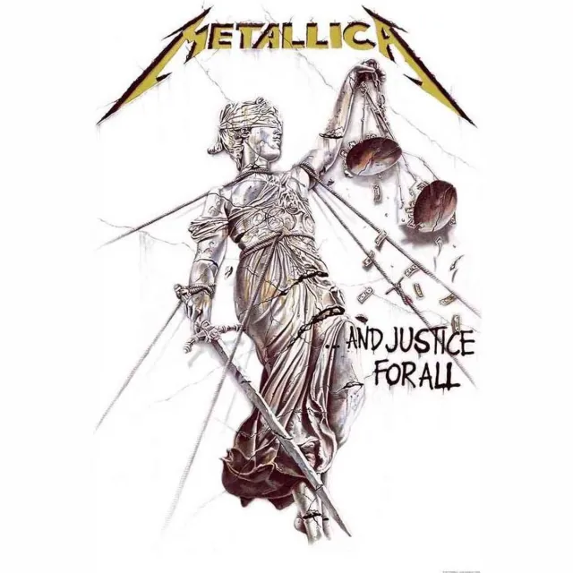 Rock Off Metallica Textiel Poster Flag And Justice For All Multicolours