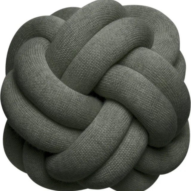 Design House Stockholm Knot Kussen 30x30 Forest Green groen
