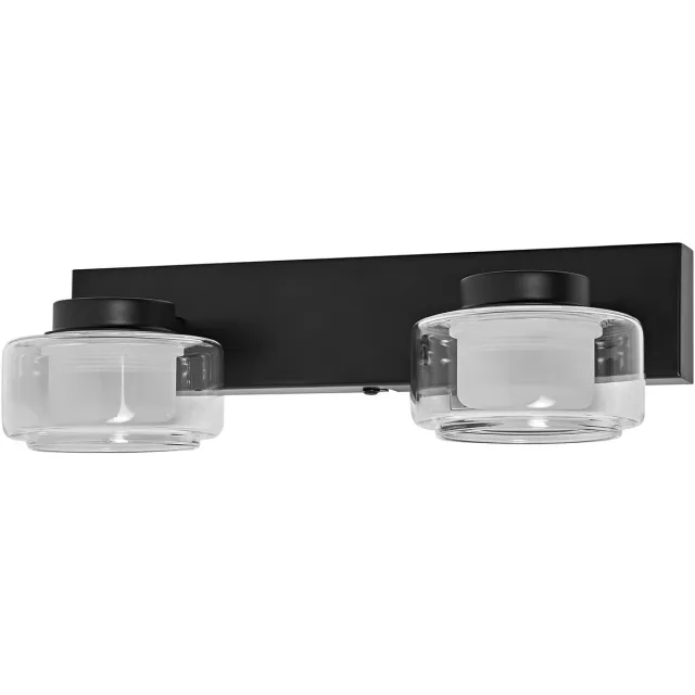 Osram ORBIS Flame wand- en plafondlamp met LED, zwart, 11W, 700lm, 3000/4000K, kleurtemperatuur instelbaar via wandschakelaar (koud wit/warm wit), IP44 bescherming tegen vreemde voorwerpen en spatwater
