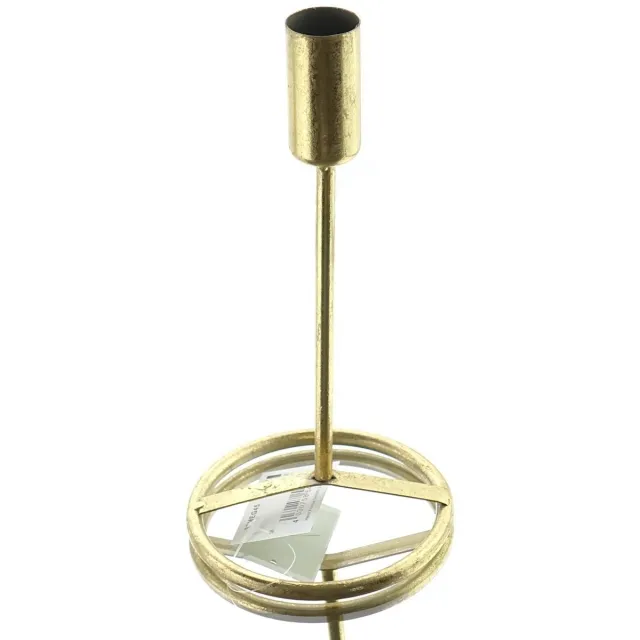 Freese Nature Trends Kandelaar Goudkleurig met Voet 24,5 cm Metaal Naturel