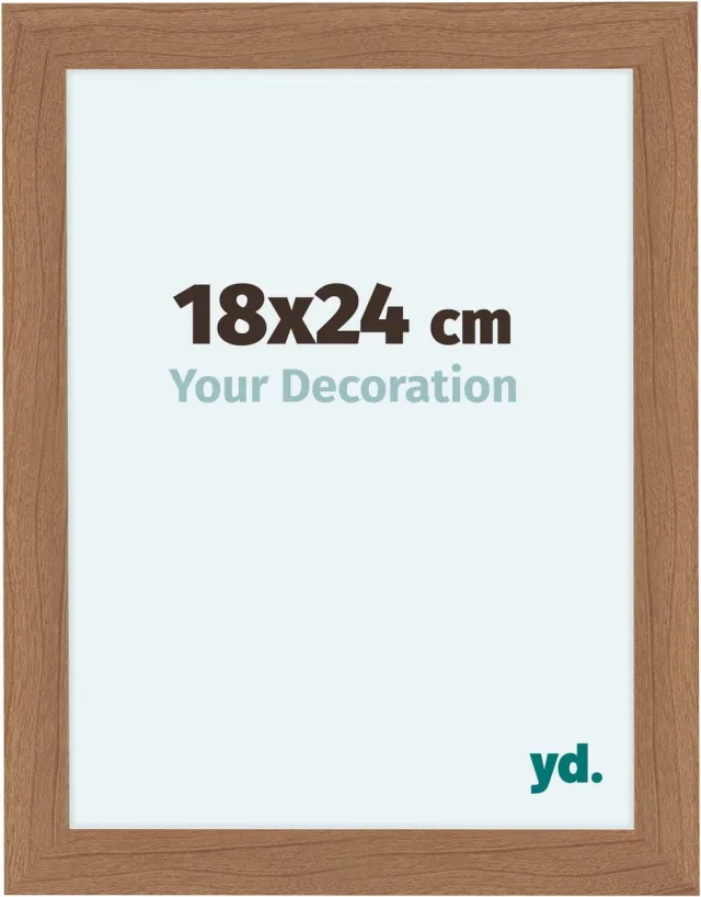 yd. Your Decoration - Fotolijst 18x24 cm - MDF - Notenhout Licht - Como