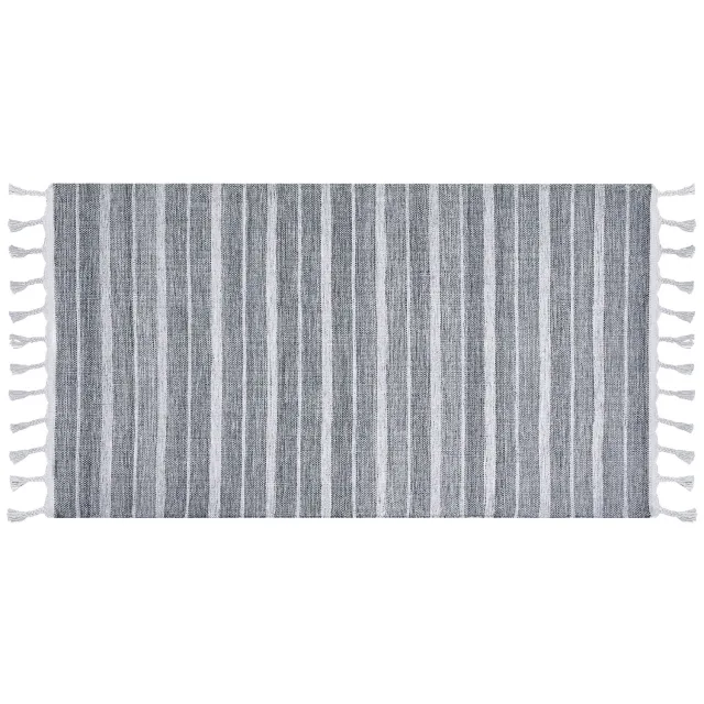 Beliani BADEMLI - Vloerkleed - Lichtgrijs - 80x150 cm - Synthetisch materiaal
