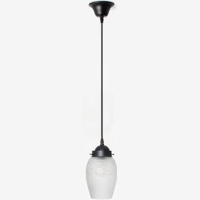 Coloured by Art Hanglamp aan snoer Flower Yard Geëtst Moonlight - Art Deco Trade Zwart