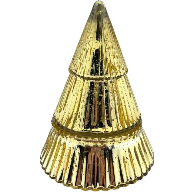Home Society Kaars Noelle - Goud - 17.5x2x12cm