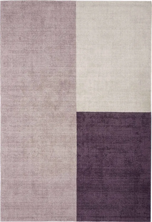 Eazy Living Easy Living - Blox-Rug-Heather Vloerkleed - 160x230 - Rechthoek - Laagpolig Tapijt - Modern - Grijs, Paars
