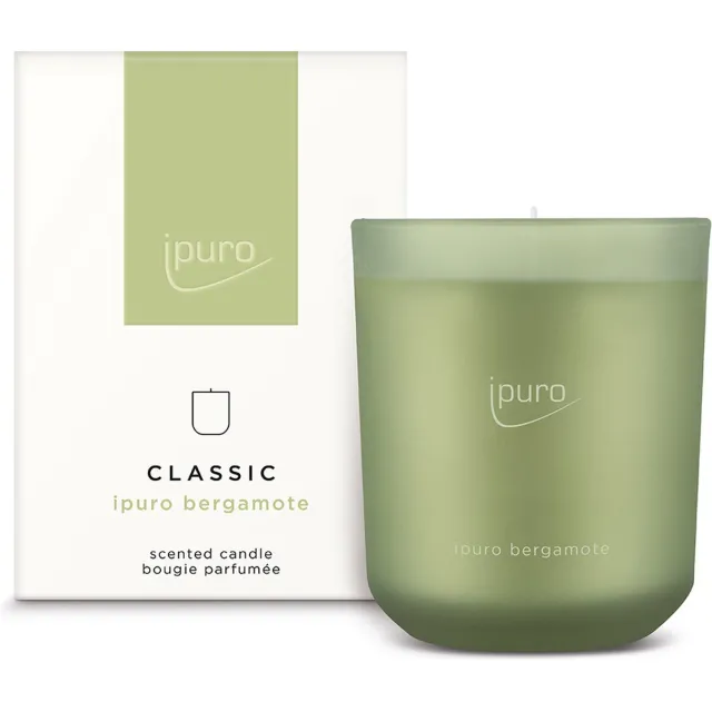 Ipuro Geurkaars Bergamote 270gr groen