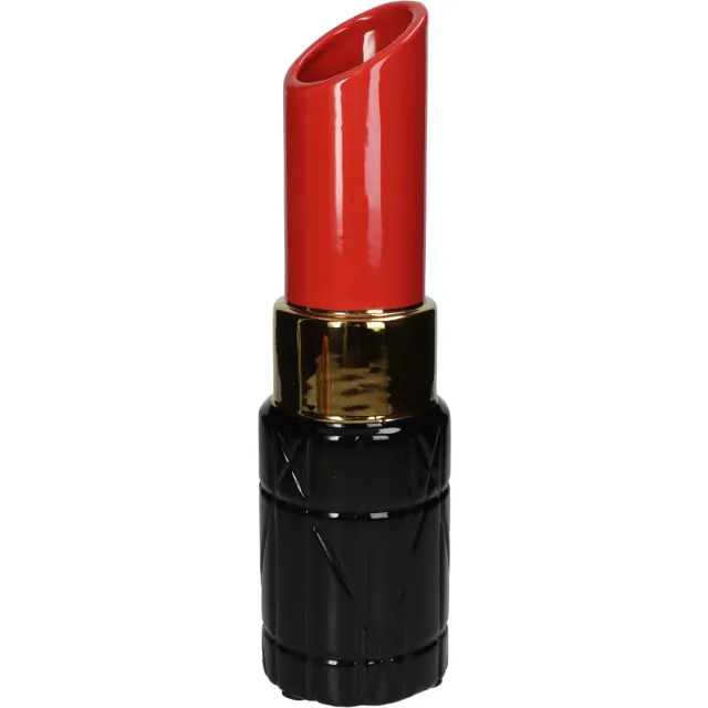 HD Collection Vase Lipstick Red 10x10x35cm