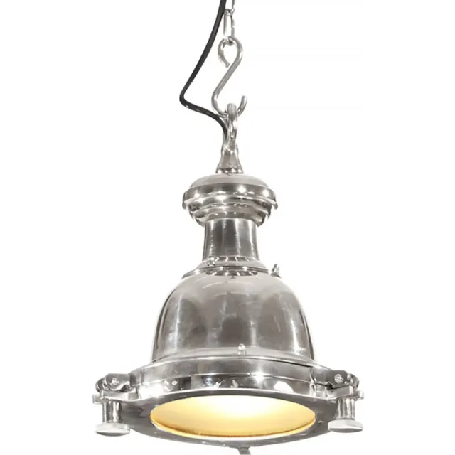 vidaXL Hanglamp 25x25x136 cm aluminium Zilver