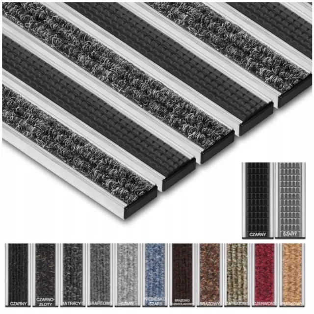 PNP Aluminium Deurmat 60x40cm - Premiumkwaliteit Multicolor