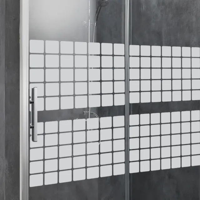 Ambiance Sticker Privacy Raamfolie - Mozaïek - Zelfklevende Raamfolie voor Ramen & Douchedeuren - 55x200cm Transparant