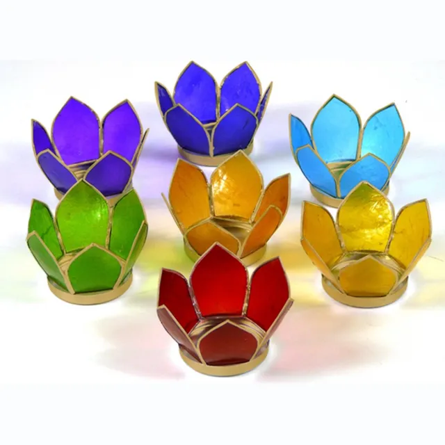 Phoenix Import Mani Bhadra Chakra Lotus lichtjes 7 x goudkl. rand